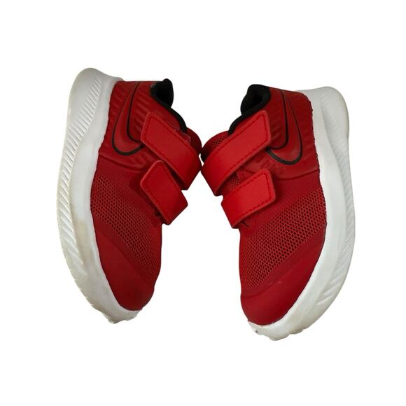 NIKE STAR SIZE 6C RUNNER KID'S SHOES Red AT1803-600 - Picture 7 of 8